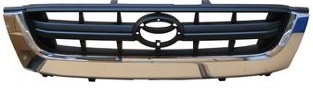 ΜΑΣΚΑ TOYOTA HILUX KDN165/170 '01-'05 4WD ΧΡΩΜΙΟ/ΜΑΥΡΗ