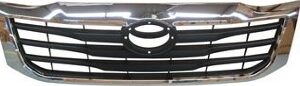 ΜΑΣΚΑ TOYOTA HILUX VIGO '12-'15 2WD/4WD ΧΡΩΜΙΟ/ΜΑΥΡΗ