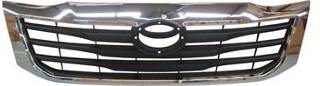 ΜΑΣΚΑ TOYOTA HILUX VIGO '12-'15 2WD/4WD ΧΡΩΜΙΟ/ΜΑΥΡΗ