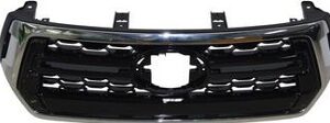 ΜΑΣΚΑ TOYOTA HILUX REVO '18-'20 (ΓΙΑ ΕΚΔΟΣΗ MILLENIUM/INVINCIBLE) ΜΕ ΧΡΩΜΙΟ ΠΛΑΙΣΙΟ