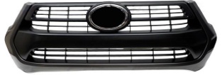 ΜΑΣΚΑ TOYOTA HILUX REVO '20- ΜΑΥΡΗ (ΜΕ ΑΣΗΜΙ ΠΛΑΙΣΙΟ)