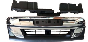 135893610-a ΜΑΣΚΑ ISUZU DMAX '18-'20 ΚΟΜΠΛΕ ΜΑΥΡΗ/ΧΡΩΜΙΟ ΠΛΑΙΣΙΟ