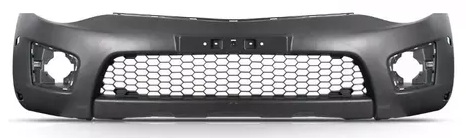 145795140-b ΠΡΟΦΥΛΑΚΤΗΡΑΣ MITSUBISHI L200 '09-'10/ L200 '10-'15 ΜΟΝΗ ΚΑΜΠΙΝΑ ΕΜΠΡΟΣ (ΜΕ ΤΡΥΠΕΣ ΓΙΑ ΚΟΥΡΜΠΕΣ)