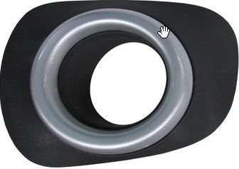 ΚΑΠΑΚΙ ΠΡΟΒΟΛΕΑ ΟΜΙΧΛΗΣ (ΔΙΧΤΥ ΠΡΟΦΥΛΑΚΤΗΡΑ) MITSUBISHI L200 '10-'14 4Π/ΔΙΠΛΟΚΑΜΠΙΝΟ ΜΕ ΤΡΥΠΑ ΠΡΟΒΟΛΕΑ ΜΑΥΡΟ/ΑΣΗΜΙ ΕΜΠΡΟΣ ΑΡΙΣΤΕΡΑ